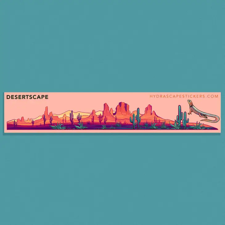 Desertscape landscape sticker