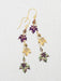 Maple Chime Earrings by Holly Yashi - Autumn leaves in plum, gold, and green that won't fall off your ears like real ones do!
