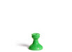 Green candlestick holder