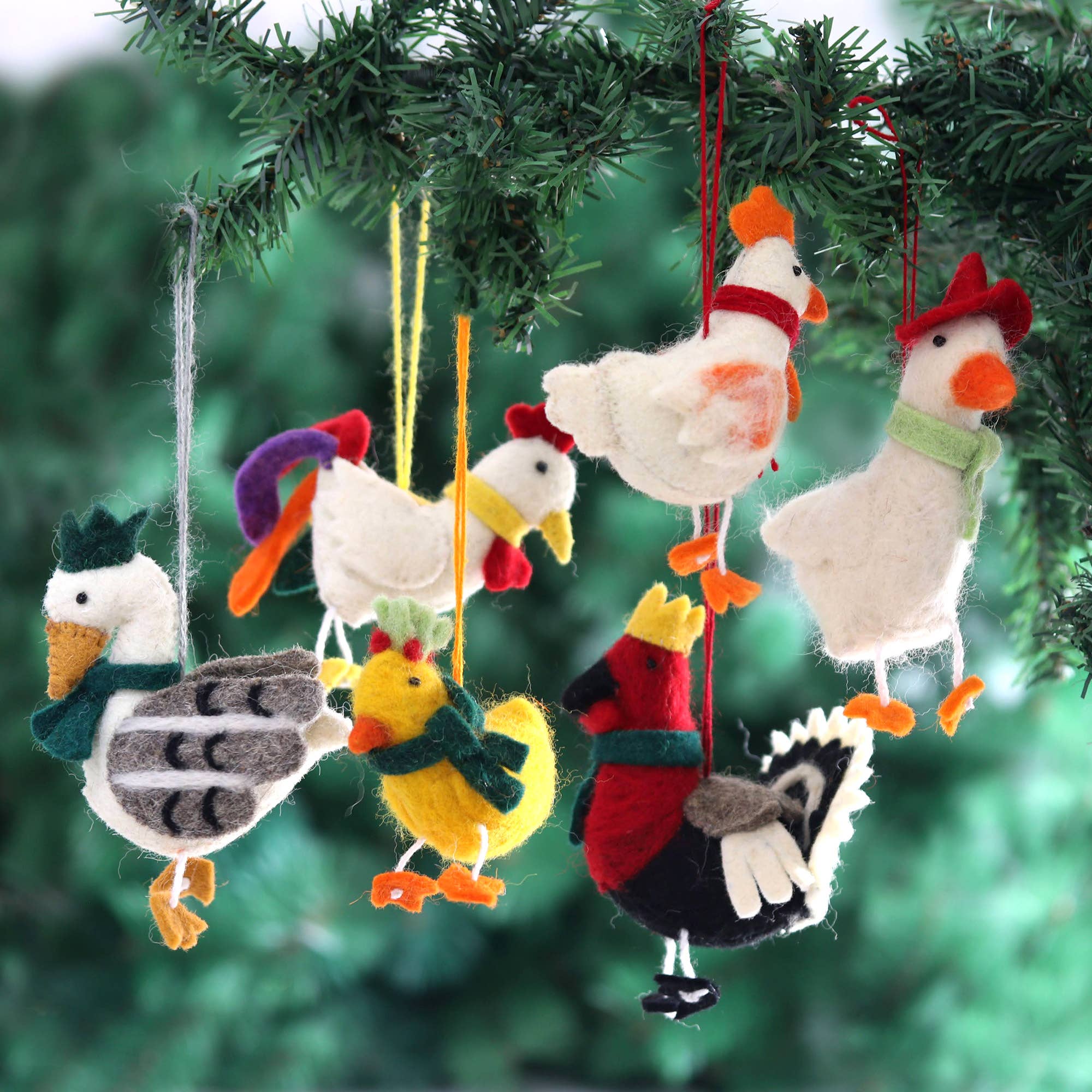 Novica Handmade Fine Feathered Friends Ornaments