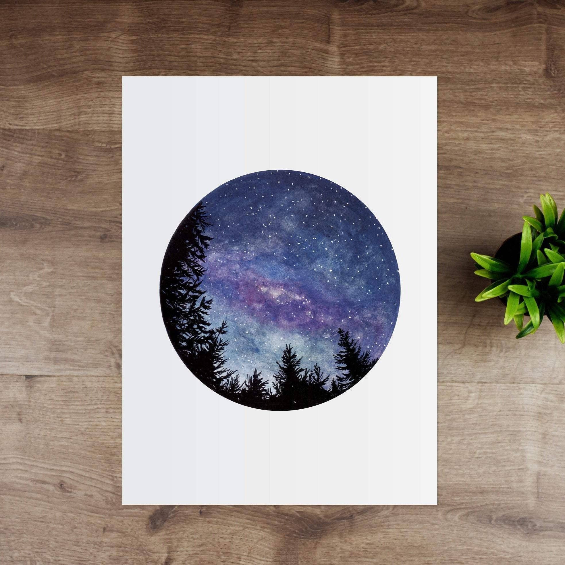 New Zealand Starry Sky Giclée Print