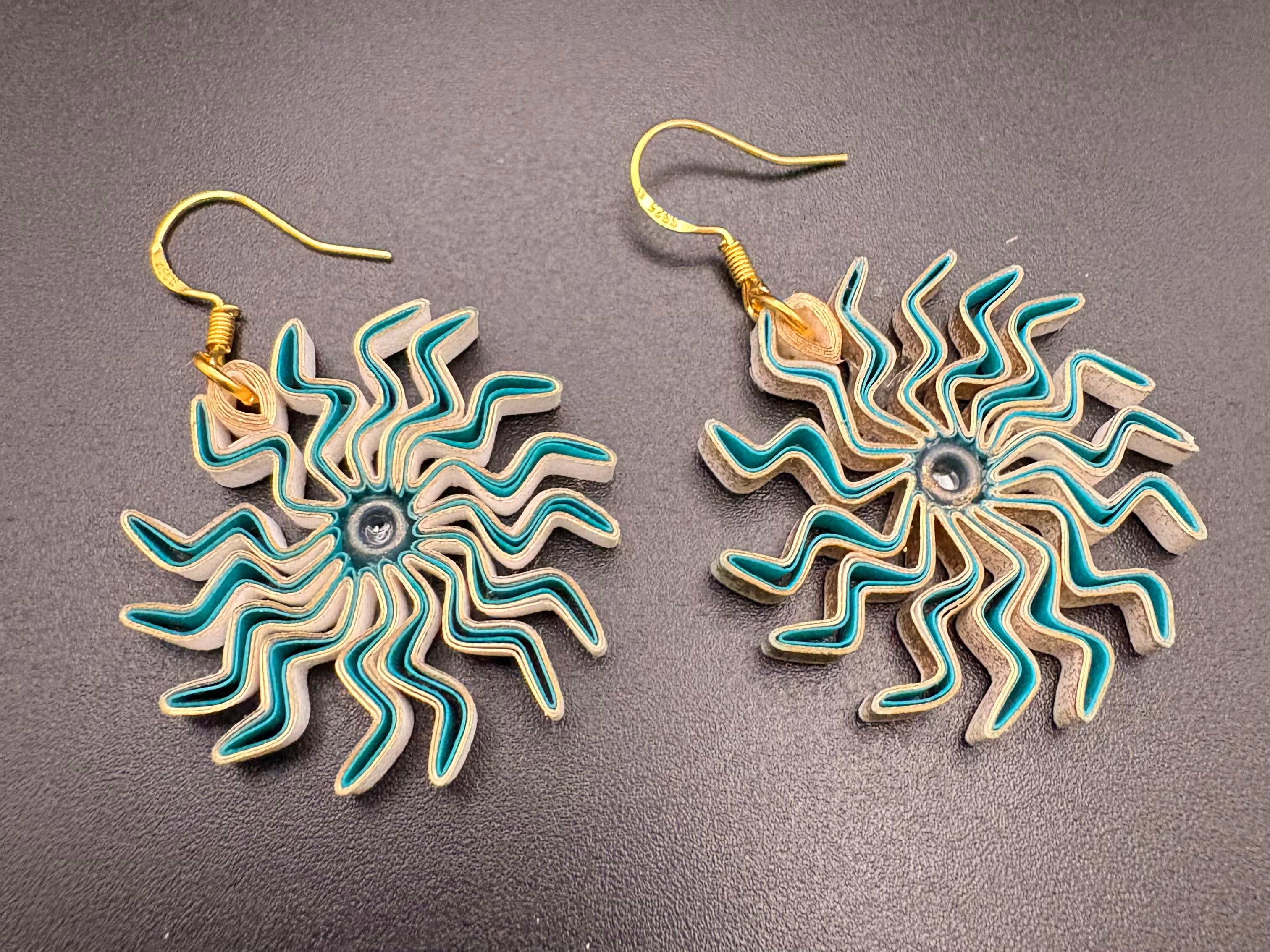 Breeze Chic | Ocean Waves Earrings