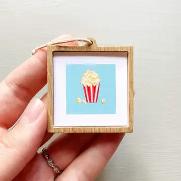 Tiny Watercolor Framed Print | 1" Food