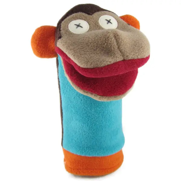 fleece monkey handmade hand puppets