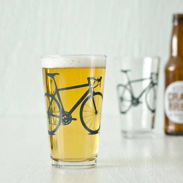 Bicycle Pint Glasses