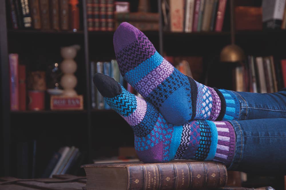 Raspberry Crew Socks | Eco-Friendly & Made in the USA