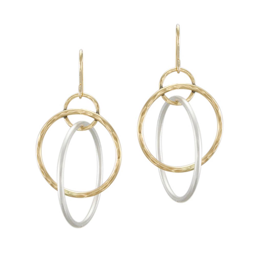 Interlocking Ring Earrings