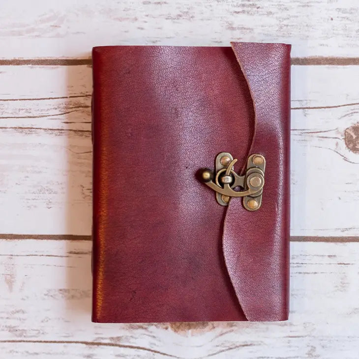 leather journal with lock