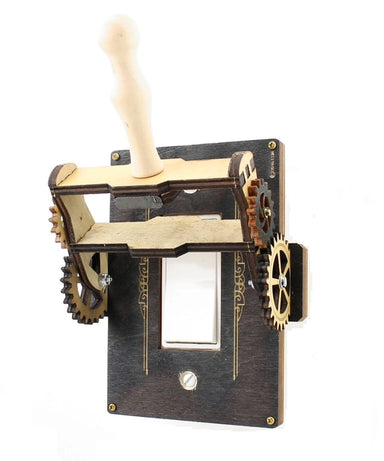 steampunk light switch plate