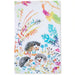 porcupine watercolor tea towel