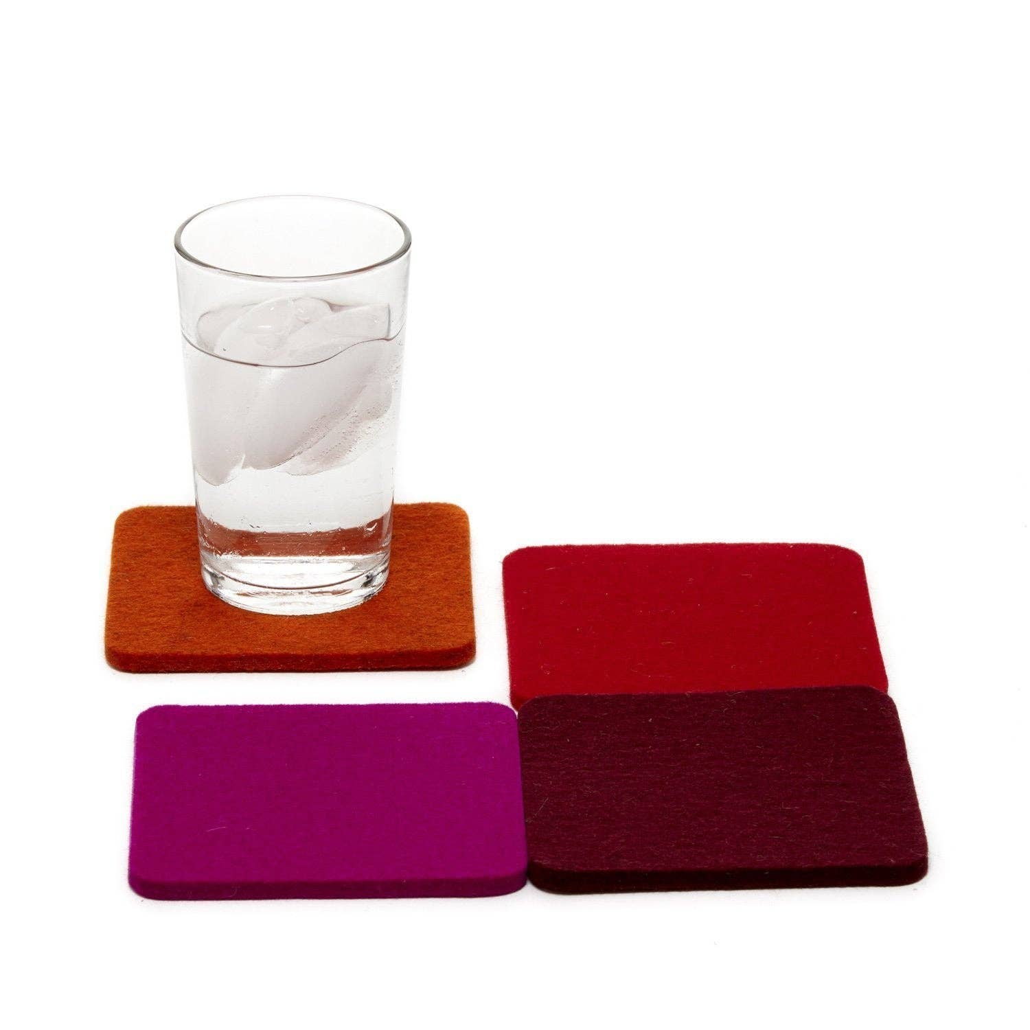 Felt Square Coaster | Set of 4 Multicolor