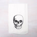 Skull tea towel 