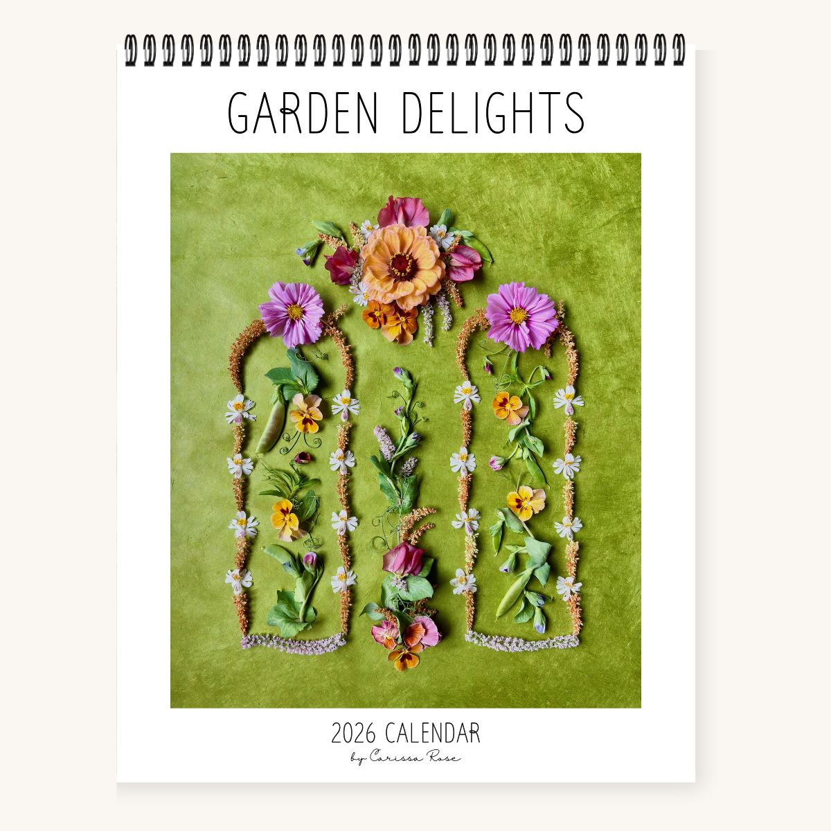 2026 Garden Delights Wall Calendar