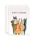 Group of. Animals, we herd it's your birthday Greeting card