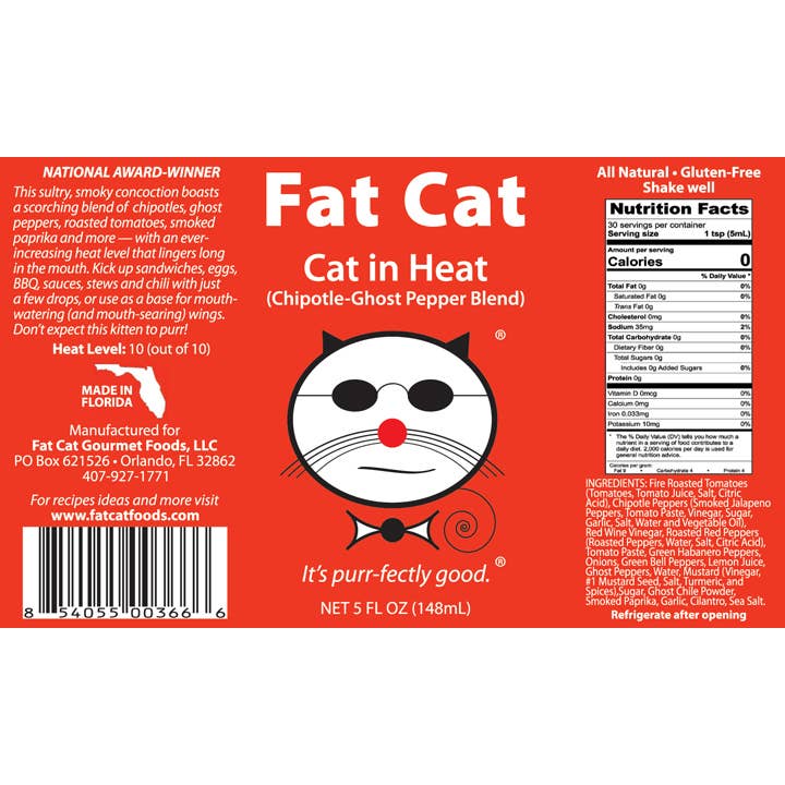 Fat Cat Hot Sauces