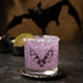 Bat cocktail glass with salt and lime