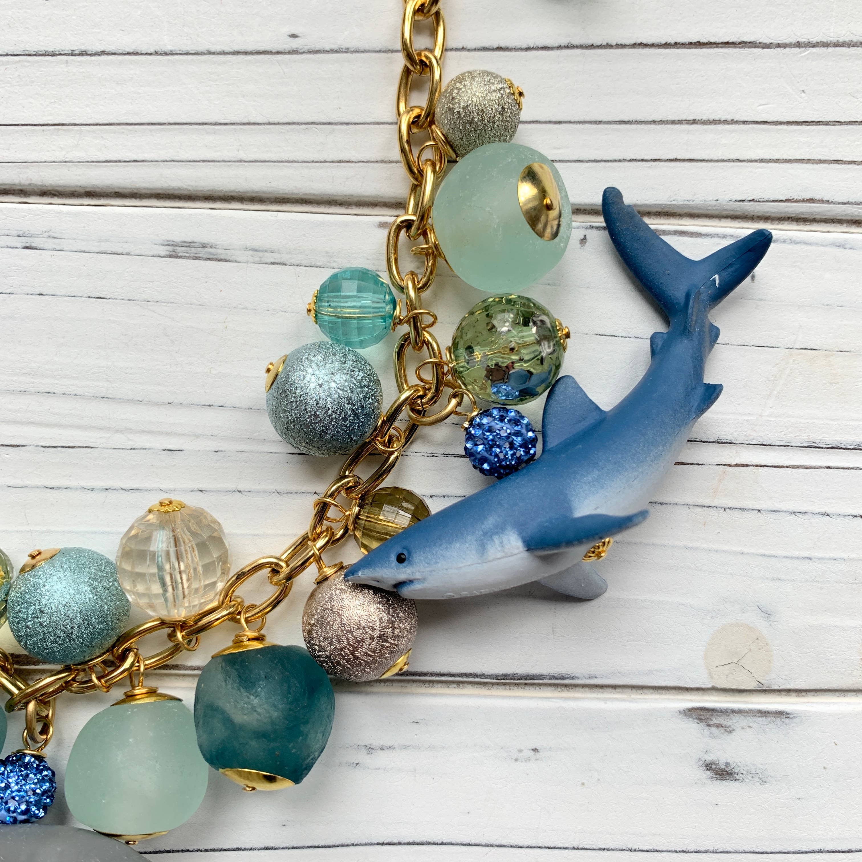 shark charm necklace