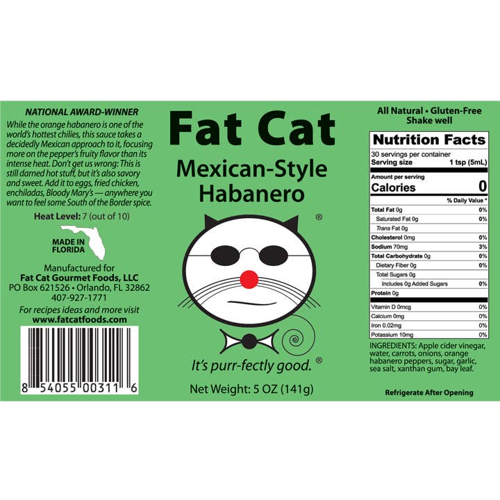 Fat Cat Hot Sauces
