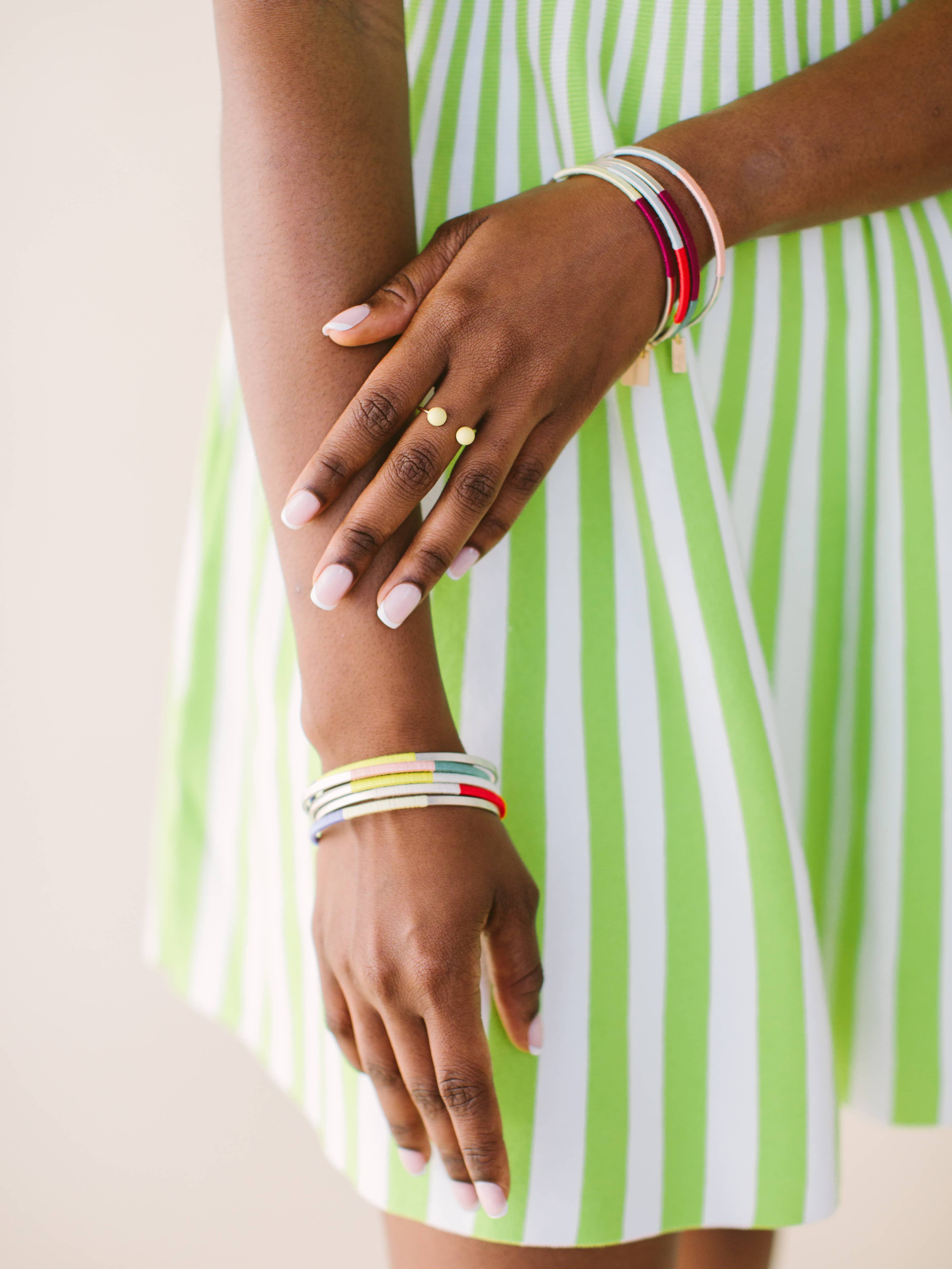 Wrapped Circle Bangle