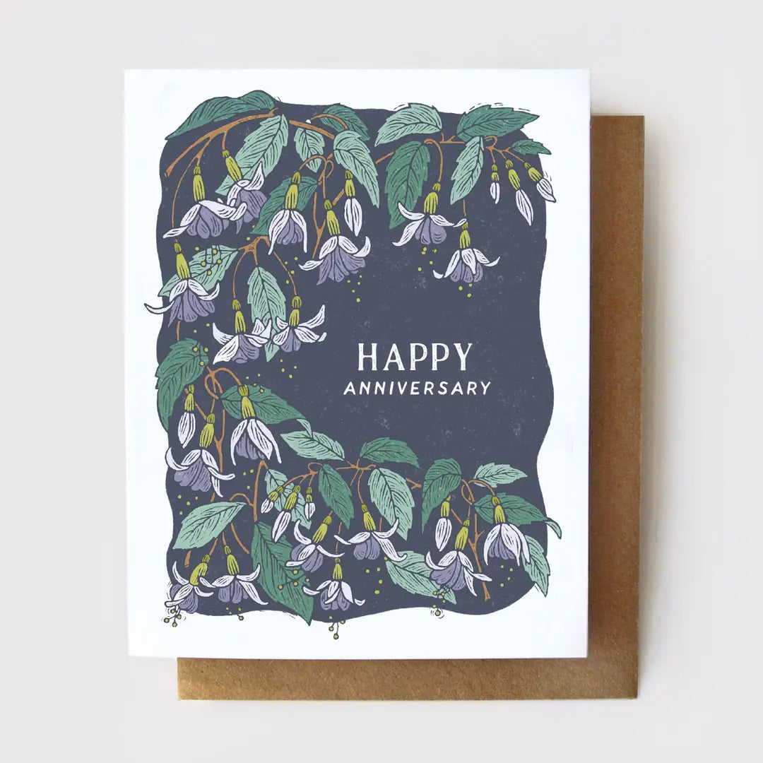 Inside view of Root & Branch Card Collection card, featuring a blank interior spacious enough for your heartfelt messages and maybe even a dad joke!