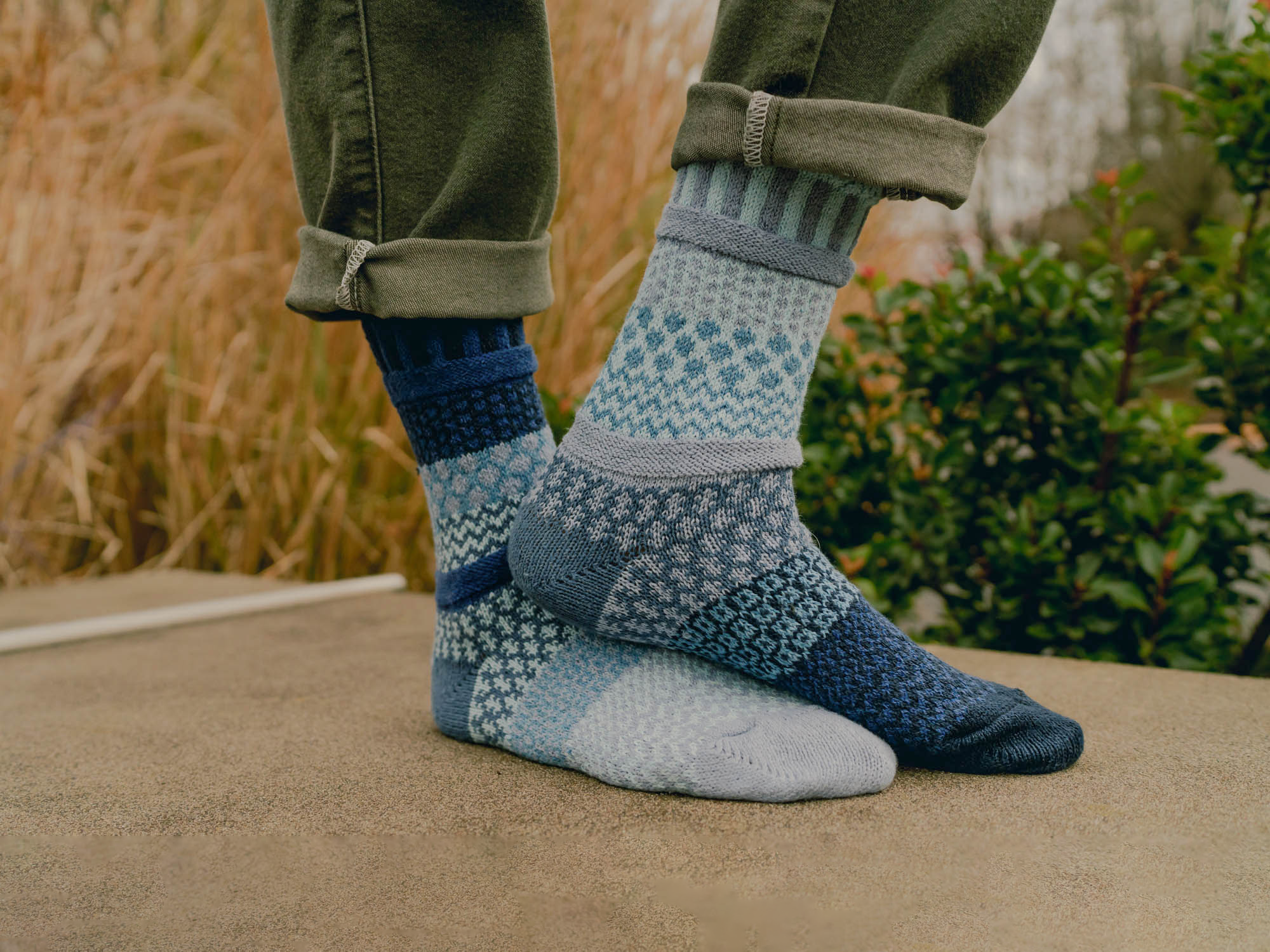 Horizon Crew Socks | Eco-Friendly & Made in the USA
