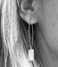 Alternate view of Wildflower Golden Dangles by Suzanna Garrett Designs — a tiny wildflower is sometimes all an earring needs