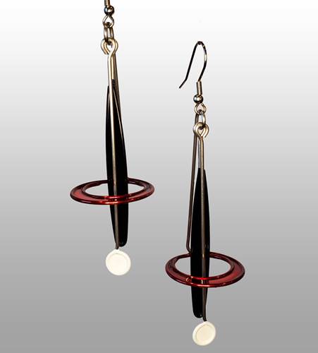 Orbiting Exclamation Point Earrings