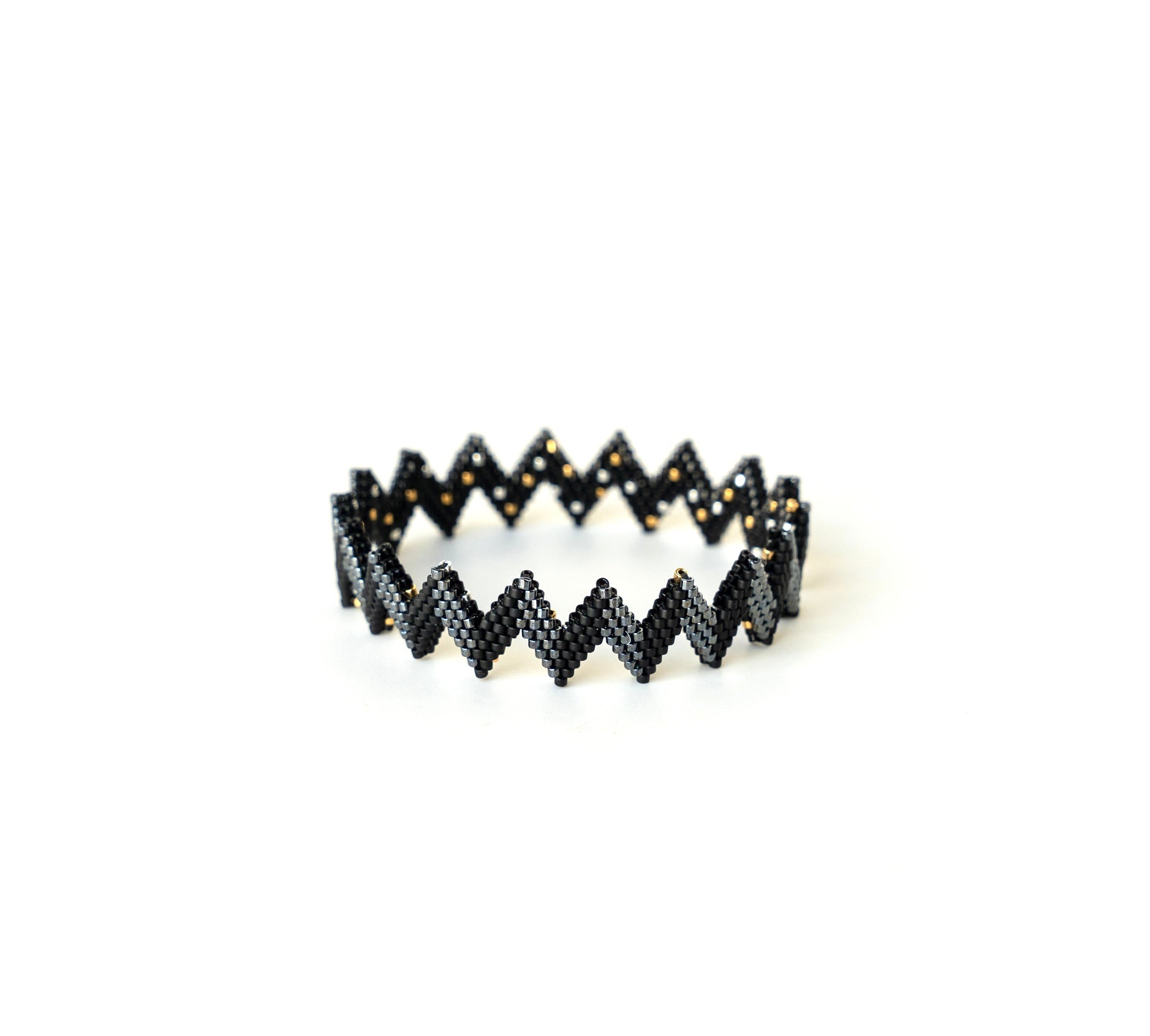 Zig-Zag Reversible Beaded Bracelets