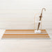 Horizon Stripe Shag Mat in Desert color, showcasing modern design inspired by landscapes and seascapes.