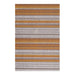Horizon Stripe Shag Mat in Desert color by Chilewich, featuring dynamic colors and a slip-resistant vinyl backing, perfect for indoor and outdoor use.