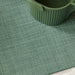 Close-up view of the Basketweave Woven Floor Mat, highlighting the texture and quality of the woven vinyl.