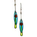 Stylish Oval, Teardrop, and Dot Earrings by Christopher Royal, showcasing unique designs inspired by kinetic sculptures, made from stainless steel and translucent resin.