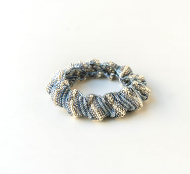 beaded ruffle bracelet