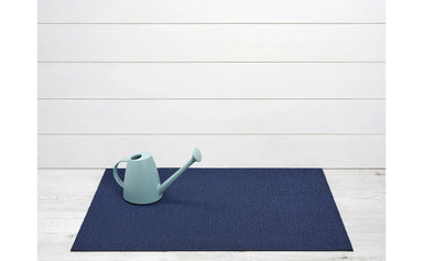 Chilewich rug  blue indigo