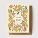 The Root & Branch Card Collection showcasing unique, lovingly illustrated cards alongside their matching recycled brown kraft envelopes, ready to be filled with laughter.