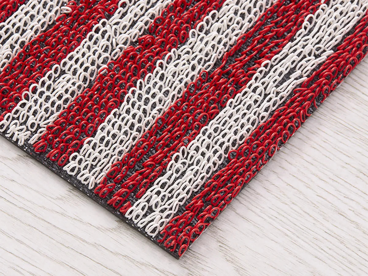 Breton Stripe Shag Mat | Candy