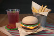 wooden Hamburger coaster set