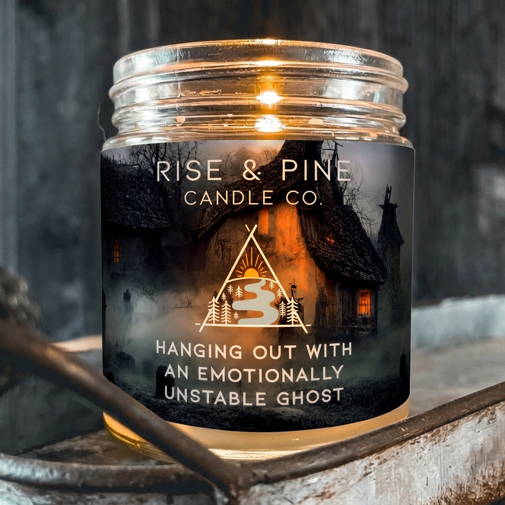 Haunted Ghost Soy Wax Candle - 9oz