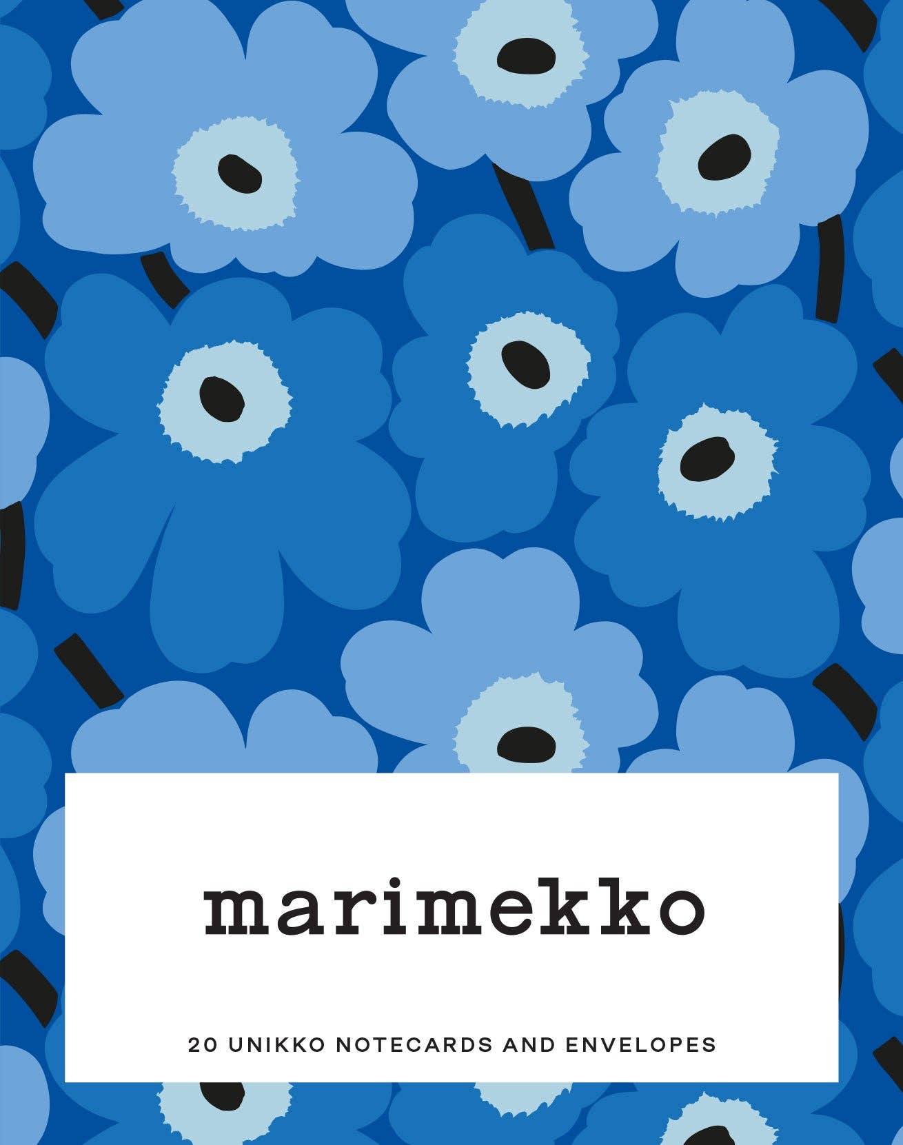 Blue Marimekko Notecards and Envelopes