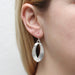 Wide Loop Earrings by Marjorie Baer, handcrafted jewelry made in California