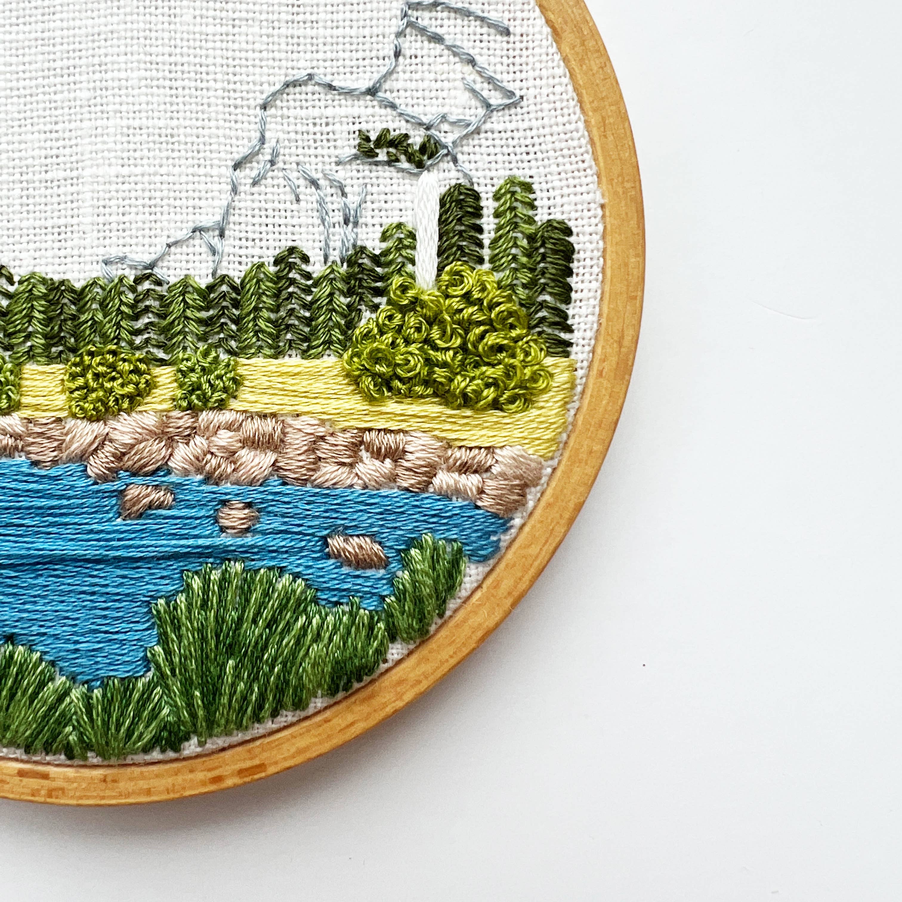 Yosemite embroidery kit