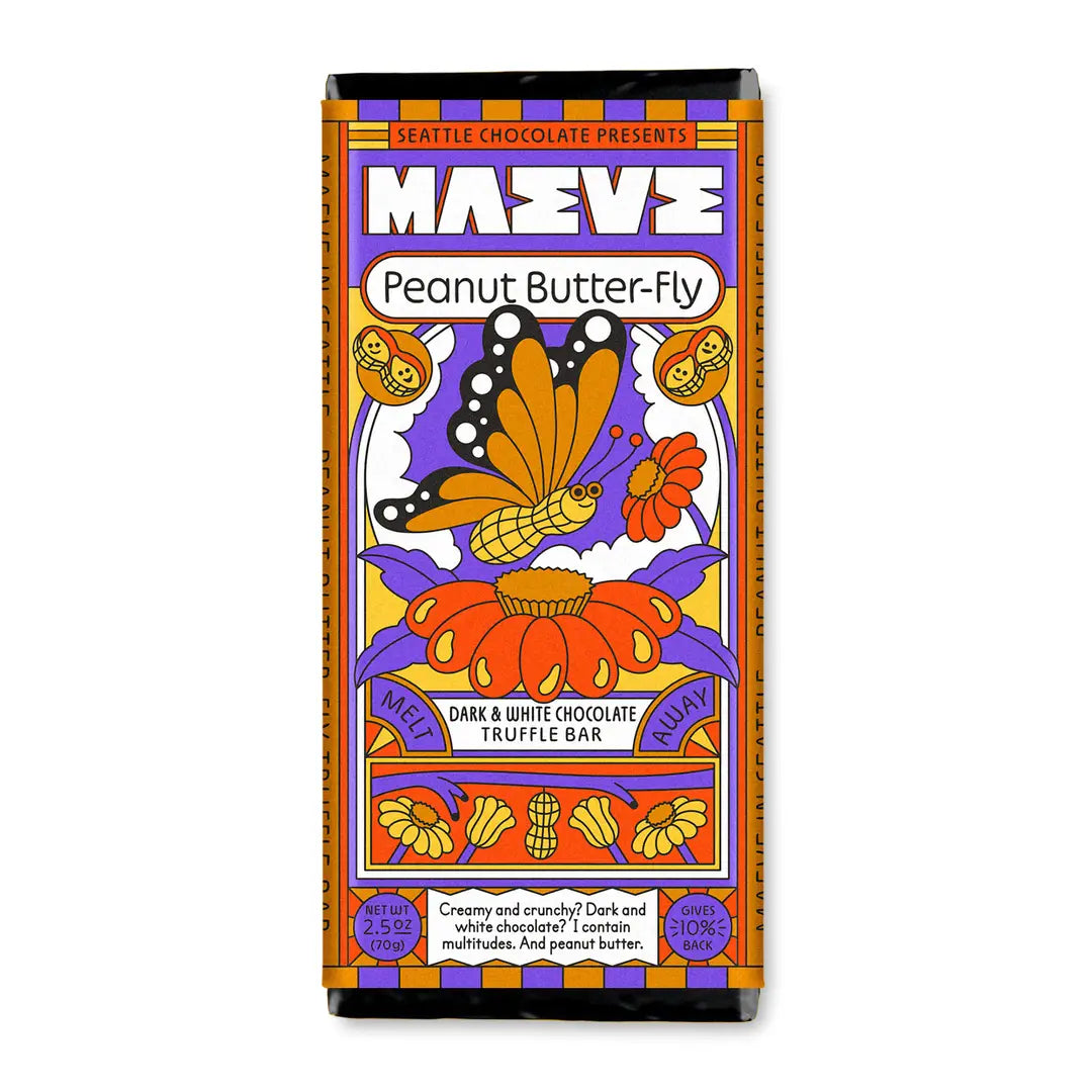 Seattle Chocolates Maeve Truffle Bars | Assorted Flavors