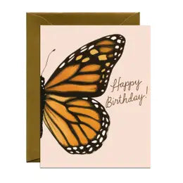 Happy Birthday Butterfly greeting card