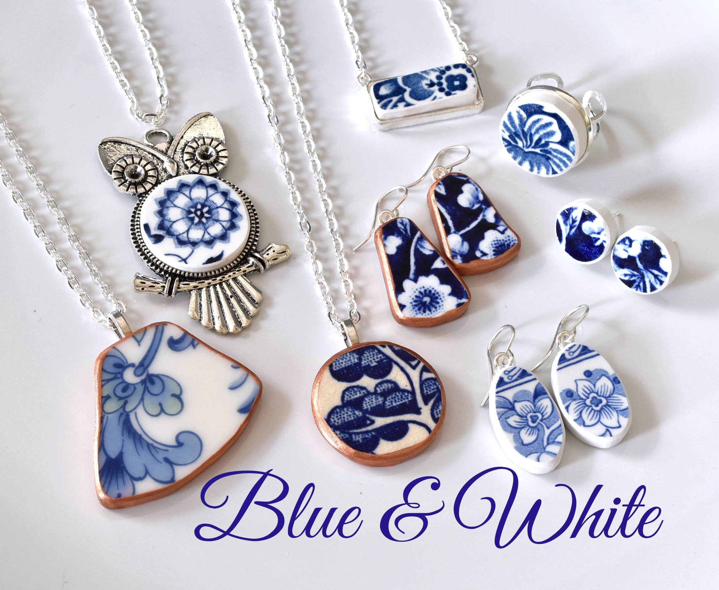 Broken Plate Stud Earring  