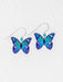 Mariposa Butterfly Earrings: Sterling silver ear wires and niobium combine to create a whimsical, lightweight accessory that daintily flutters from your earlobes like a fancy insect party on your head!