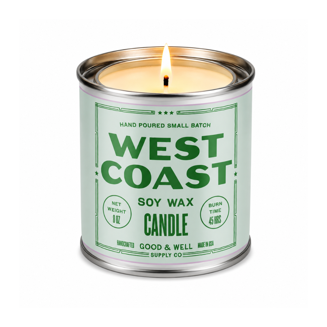 West Coast Soy Candle - Happy Place Collection
