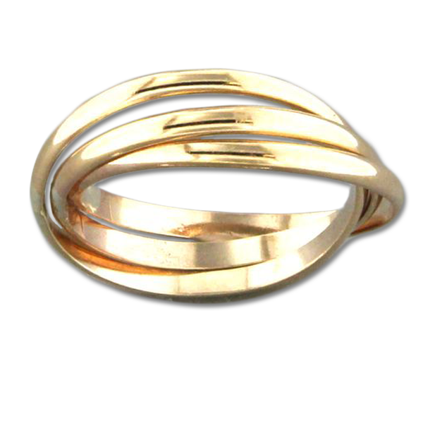 gold trio ring