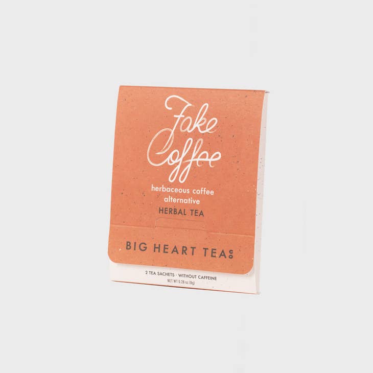 Fake Coffee herbaceous coffee alternative Herbal Tea Big Heart tea