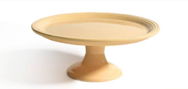 Yellow cake stand