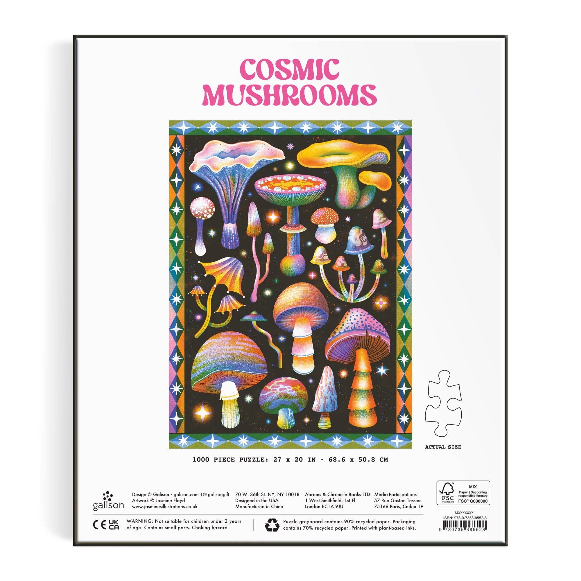 cosmic mushrooms 1000 piece puzzle